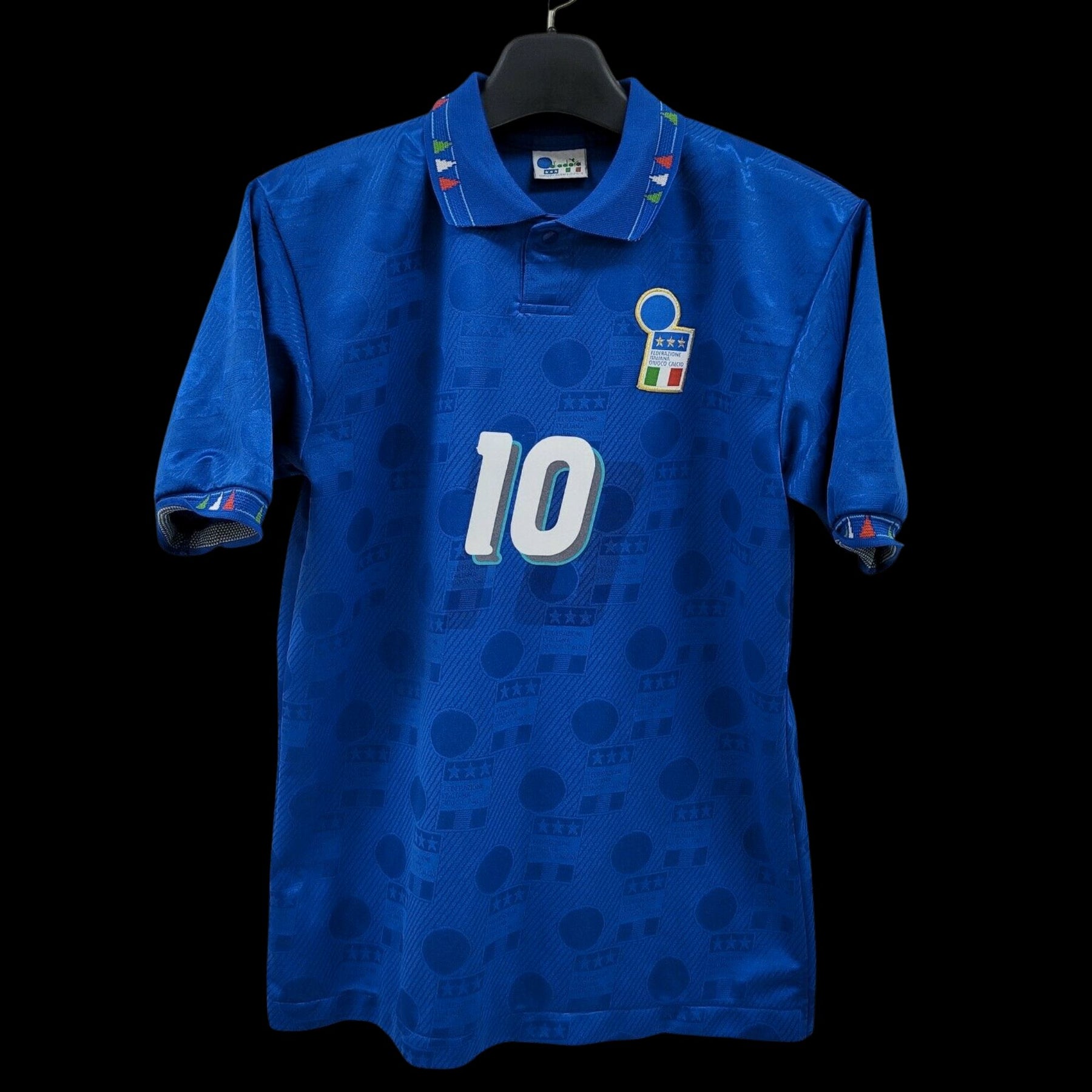 TheNorthernQuarterCo Italy Home Baggio Retro Football Shirt 1994